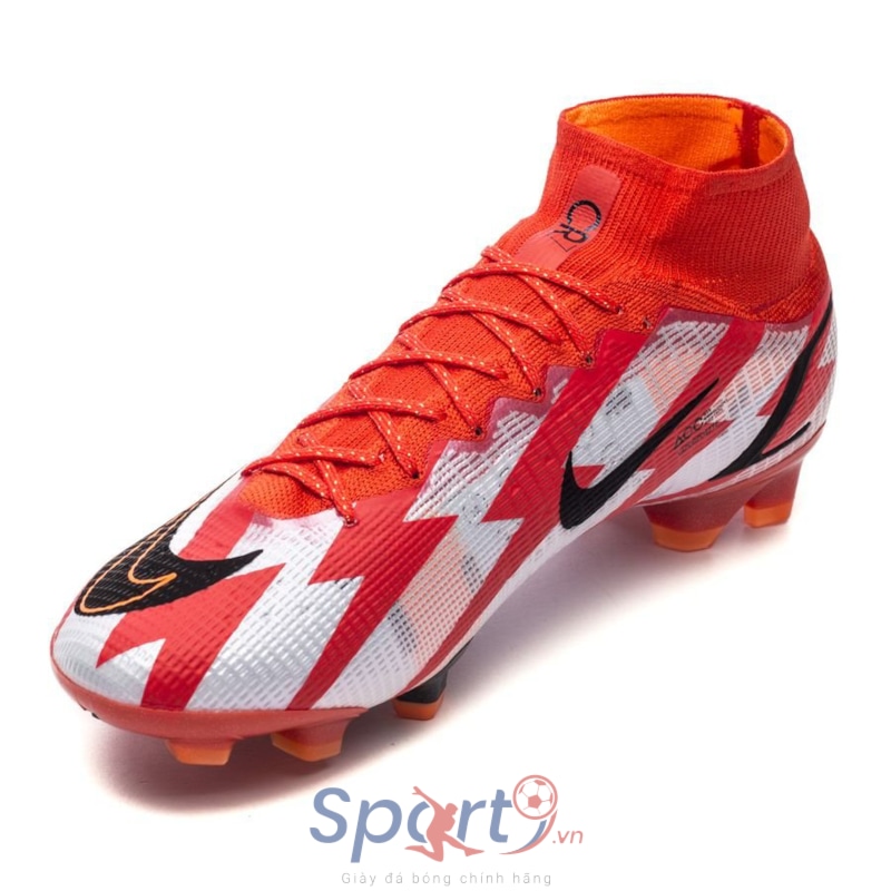 Nike Mercurial Superfly 8 Elite FG CR7 Spark Positivity - Chile Red/Black/White/Total Orange